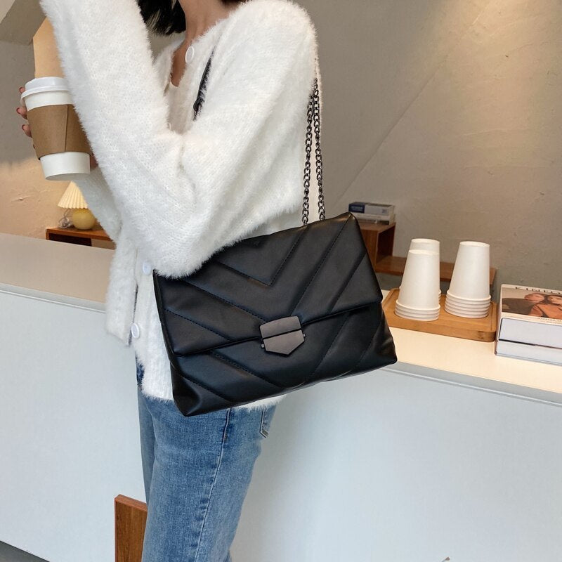 Sac Bandoulière en Simili Cuir Brodé