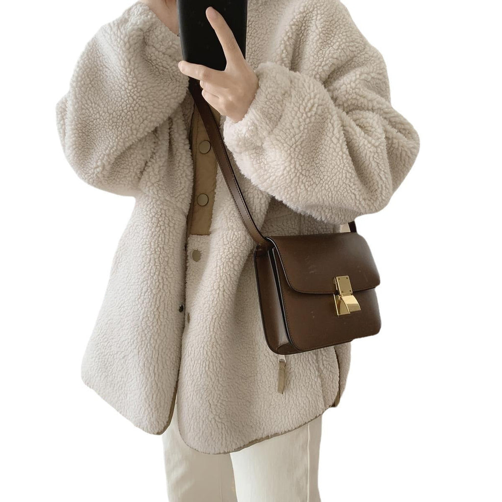 Manteau Douillet en Laine d’Agneau