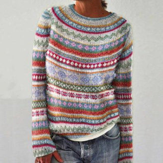 Pull-Over Élégant à Silhouette Flatteuse