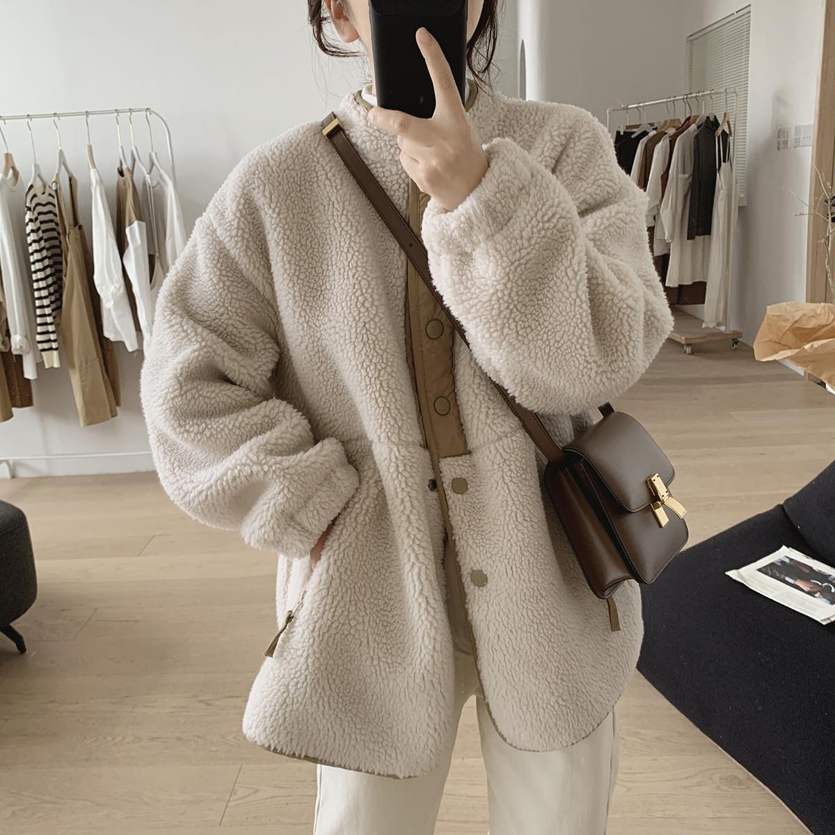 Manteau Douillet en Laine d’Agneau