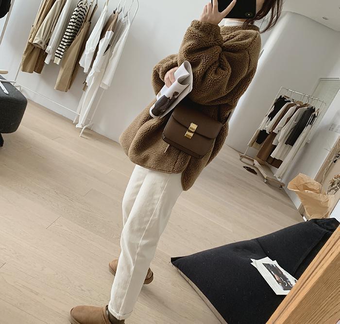 Manteau Douillet en Laine d’Agneau